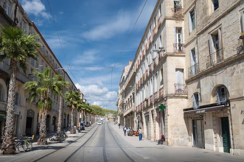 Le Shabby Chic, Beau T2, Patio, Centre Ville Montpellier Exterior foto